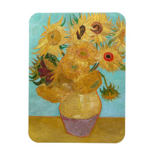 Vincent Van Gogh - Vase with Twelve Sunflowers Magnet