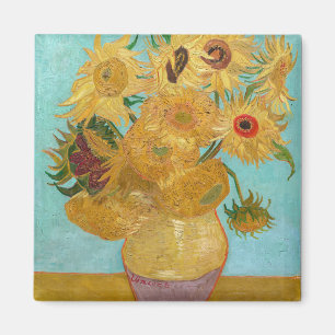 Vincent Van Gogh - Vase with Twelve Sunflowers Magnet