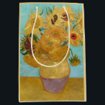 Vincent Van Gogh - Vase with Twelve Sunflowers Medium Gift Bag<br><div class="desc">Vase with Twelve Sunflowers / Vase avec douze tournesols - Vincent Van Gogh,  January 1889 - Sunflowers 1889 repetition of third version (F455)</div>