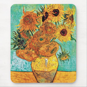 Vincent Van Gogh - Vase With Twelve Sunflowers Mouse Pad