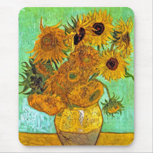 Vincent Van Gogh - Vase With Twelve Sunflowers Mouse Pad
