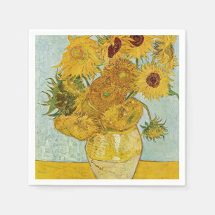Vincent Van Gogh - Vase with Twelve Sunflowers Napkin