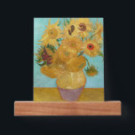 Vincent Van Gogh - Vase with Twelve Sunflowers Picture Ledge<br><div class="desc">Vase with Twelve Sunflowers / Vase avec douze tournesols - Vincent Van Gogh,  January 1889 - Sunflowers 1889 repetition of third version (F455)</div>