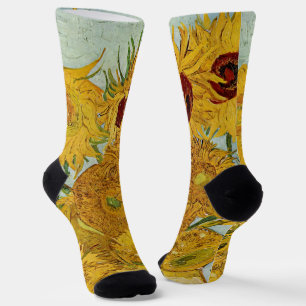 Vincent Van Gogh - Vase with Twelve Sunflowers Socks