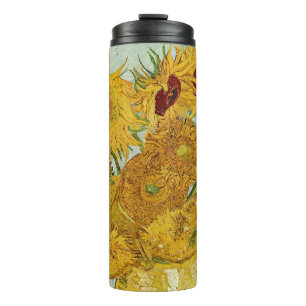 Vincent Van Gogh - Vase with Twelve Sunflowers Thermal Tumbler