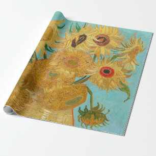 Vincent Van Gogh - Vase with Twelve Sunflowers Wrapping Paper
