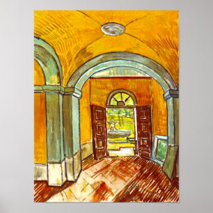 Vincent Van Gogh - Vestibule Of The Asylum Poster
