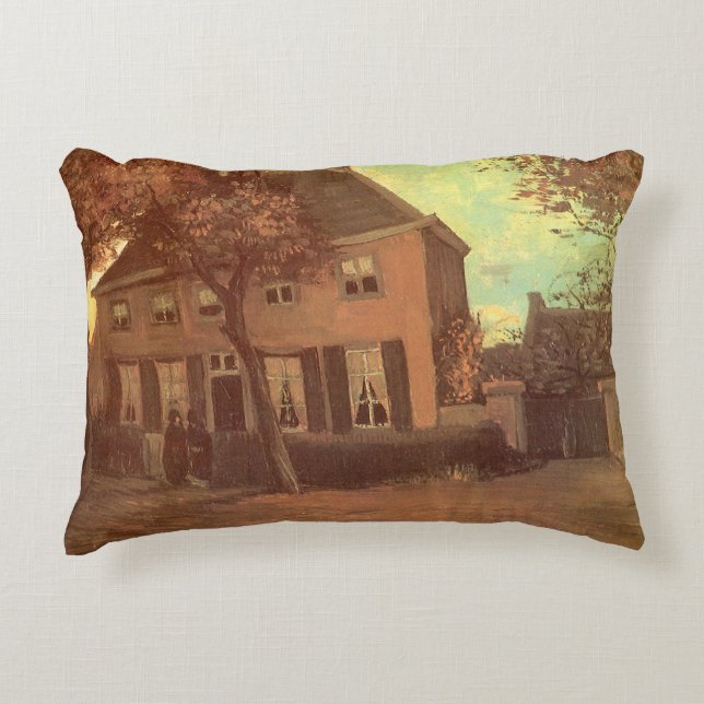 Vincent van Gogh - Vicarage at Nuenen Decorative Cushion (Front)