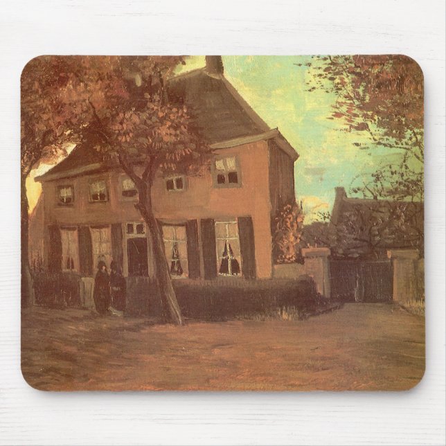Vincent van Gogh - Vicarage at Nuenen Mouse Pad (Front)
