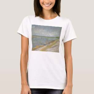 Vincent van Gogh - View of a River w Rowing Boats T-Shirt