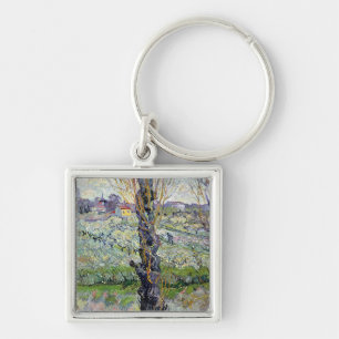 Vincent van Gogh View of Arles, 1889 Key Ring