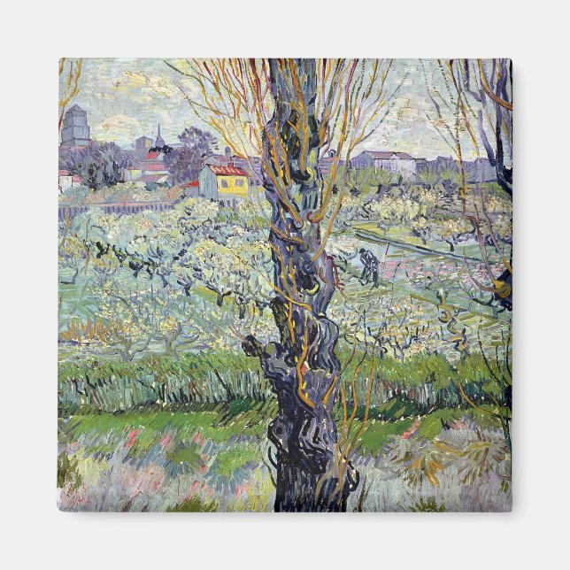 Vincent van Gogh | View of Arles, 1889 Magnet (Front)