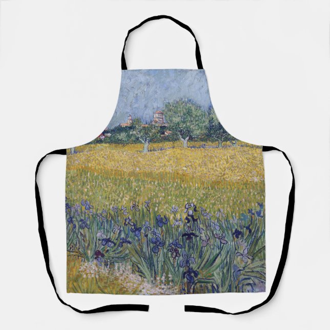 Vincent Van Gogh - View of Arles with Irises Apron (Front)