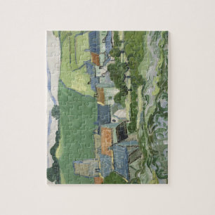 Vincent van Gogh - View of Auvers Jigsaw Puzzle