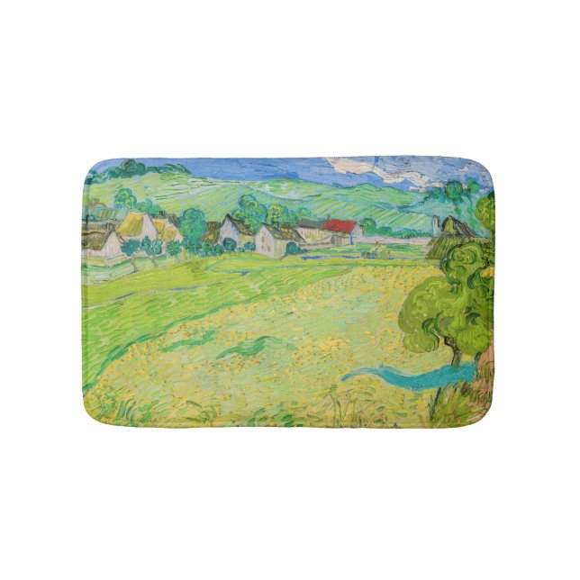 Vincent van Gogh - View of Vessenots near Auvers Bath Mat (Front)