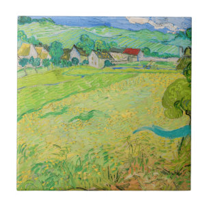 Vincent van Gogh - View of Vessenots near Auvers Ceramic Tile