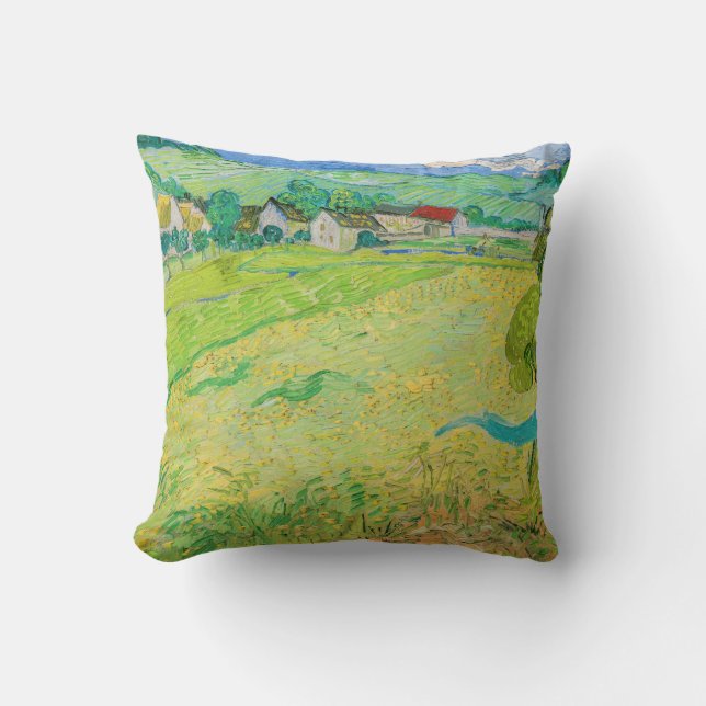 Vincent van Gogh - View of Vessenots near Auvers Cushion (Front)