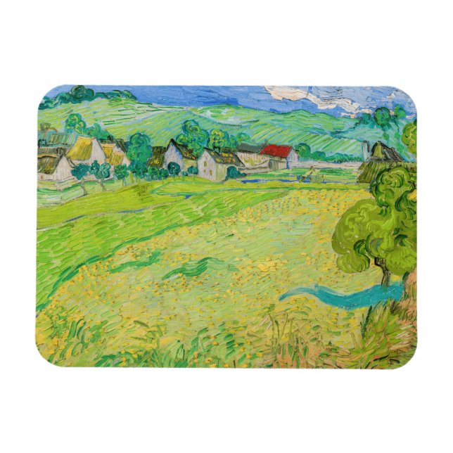 Vincent van Gogh - View of Vessenots near Auvers Magnet (Horizontal)