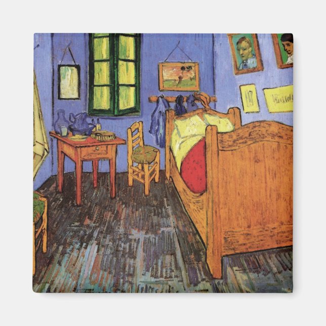 Vincent van Gogh - Vincent's Bedroom in Arles Magnet (Front)