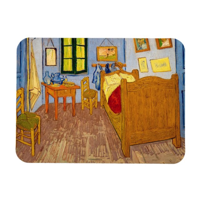 Vincent van Gogh - Vincent's Bedroom in Arles Magnet (Horizontal)
