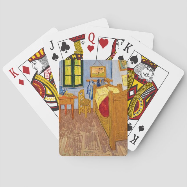 Vincent van Gogh - Vincent's Bedroom in Arles Playing Cards (Back)