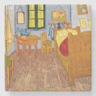 Vincent van Gogh - Vincent's Bedroom in Arles Stone Coaster