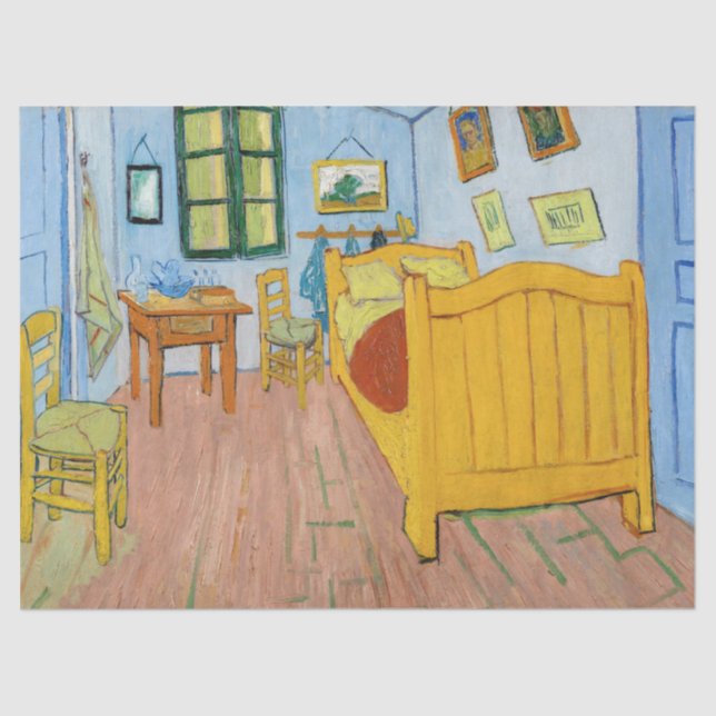 Vincent Van Gogh - Vincent's Bedroom in Arles Tissue Paper (Front)