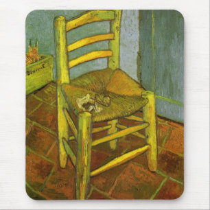 Vincent van Gogh - Vincent's Chair with His Pipe Mouse Pad