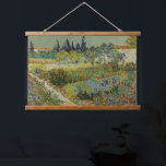 Vincent Van Gogh Vintage Garden at Arles    Hanging Tapestry<br><div class="desc">A charming print of "Garden at Arles" an oil on canvas painting created in 1888 by Vincent van Gogh. Vincent van Gogh (1853 – 1890) was a Dutch Post-Impressionist painter who in just over a decade created approximately 2, 100 paintings including about 860 oil paintings, most of which were created...</div>