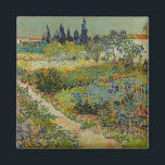 Vincent Van Gogh Vintage Garden at Arles Magnet<br><div class="desc">A charming print of "Garden at Arles" an oil on canvas painting created in 1888 by Vincent van Gogh. Vincent van Gogh (1853 – 1890) was a Dutch Post-Impressionist painter who in just over a decade created approximately 2, 100 paintings including about 860 oil paintings, most of which were created...</div>