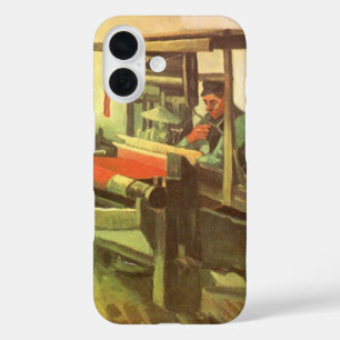 Vincent van Gogh Weaver Facing Left Spinning Wheel iPhone 16 Case