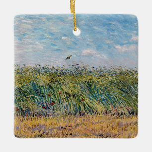 Vincent van Gogh - Wheat Field with a Lark Ceramic Ornament