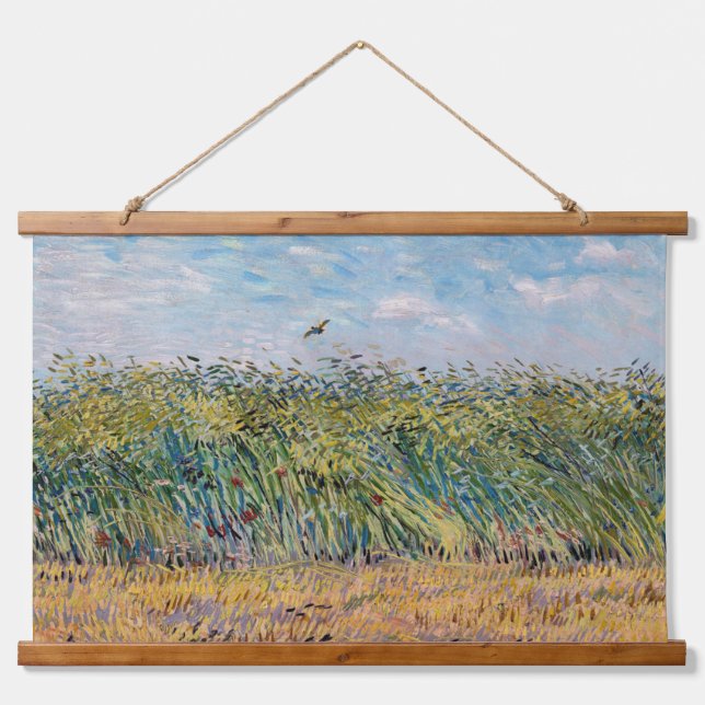 Vincent van Gogh - Wheat Field with a Lark Hanging Tapestry (Front)