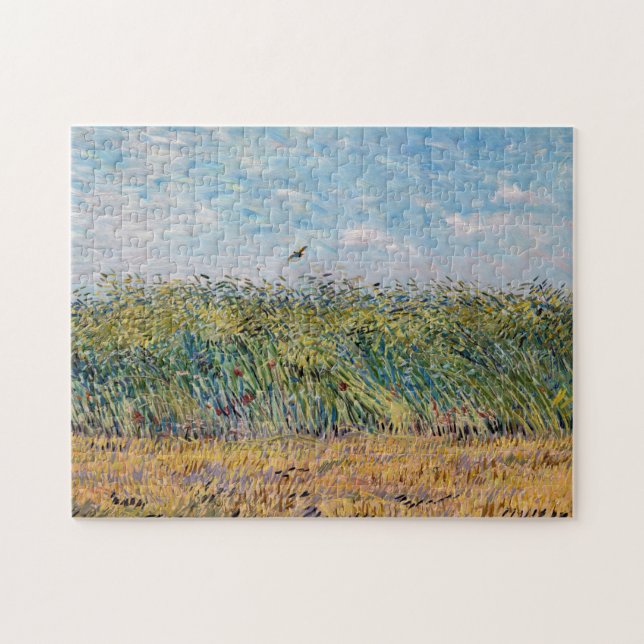 Vincent van Gogh - Wheat Field with a Lark Jigsaw Puzzle (Horizontal)