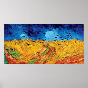 Vincent Van Gogh - Wheat Field with Black Crows Poster