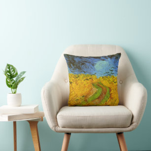 Vincent van Gogh Wheat Field with Crows Cushion
