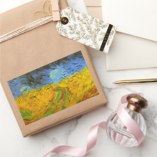 Vincent van Gogh Wheat Field with Crows Rectangular Sticker