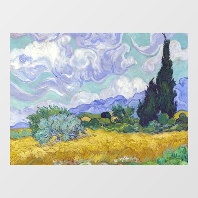 Vincent Van Gogh - Wheat Field with Cypresses (Sheet)