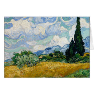 Vincent van Gogh - Wheat Field with Cypresses