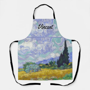 Vincent Van Gogh - Wheat Field with Cypresses Apron