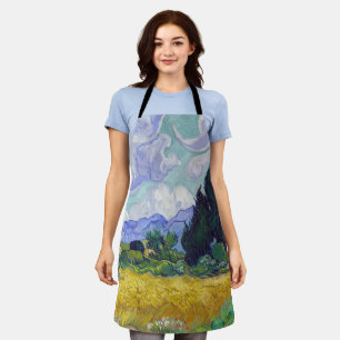Vincent Van Gogh - Wheat Field with Cypresses Apron
