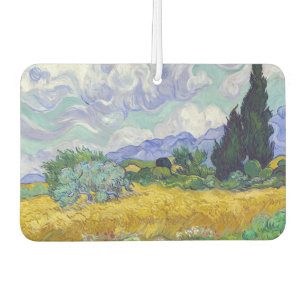 Vincent Van Gogh - Wheat Field with Cypresses Car Air Freshener