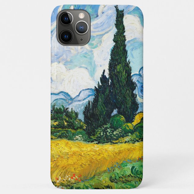 Vincent Van Gogh Wheat Field with Cypresses Case-Mate iPhone Case (Back)