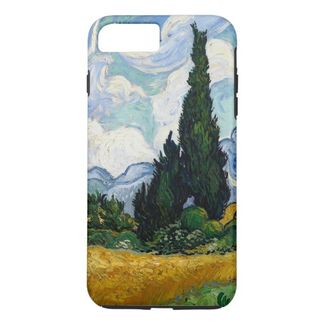 Vincent Van Gogh Wheat Field With Cypresses Case-Mate iPhone Case (Back)