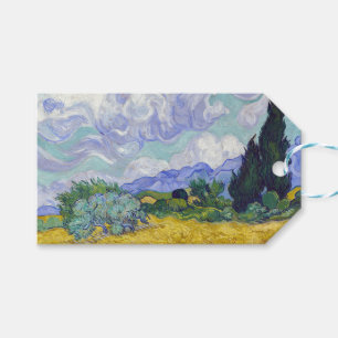 Vincent Van Gogh - Wheat Field with Cypresses Gift Tags
