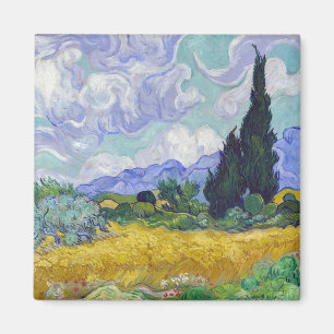 Vincent Van Gogh - Wheat Field with Cypresses Magnet