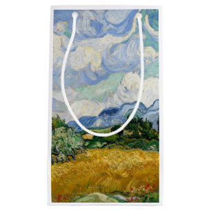Vincent Van Gogh Wheat Field With Cypresses Small Gift Bag
