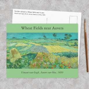 Vincent van Gogh - Wheat Fields near Auvers Postcard
