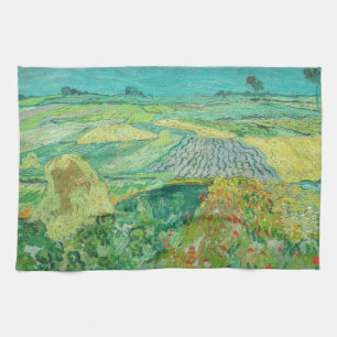 Vincent van Gogh - Wheat Fields near Auvers Tea Towel