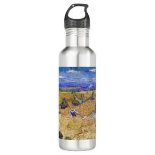 Vincent van Gogh - Wheat Stacks with Reapers 710 Ml Water Bottle